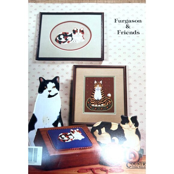 Furgason & Friends Cat Cross-Stitch Pattern Book 32 - Picture 3 of 3